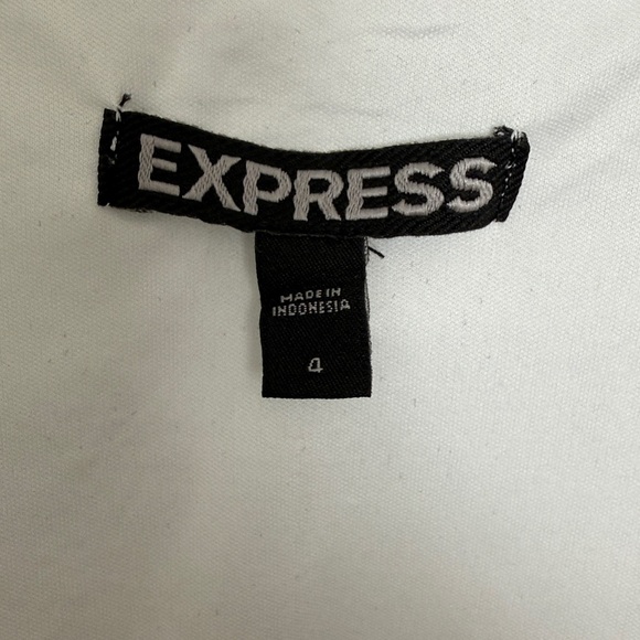 Express Vintage White Midi Lace Dress - Picture 2 of 4